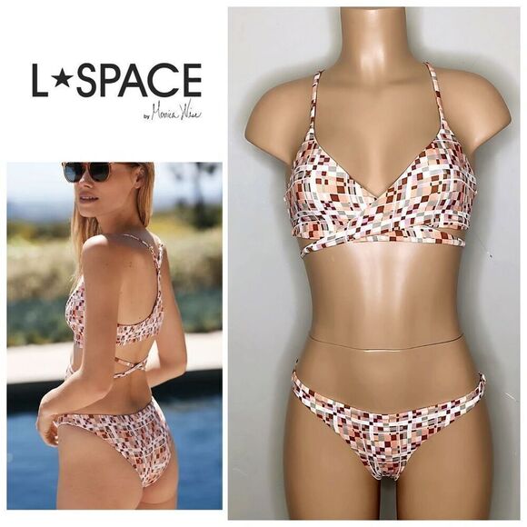 New. L*SPACE bikini set. M-top/L-bottom. Retails $214. Runs small - Picture 12 of 13
